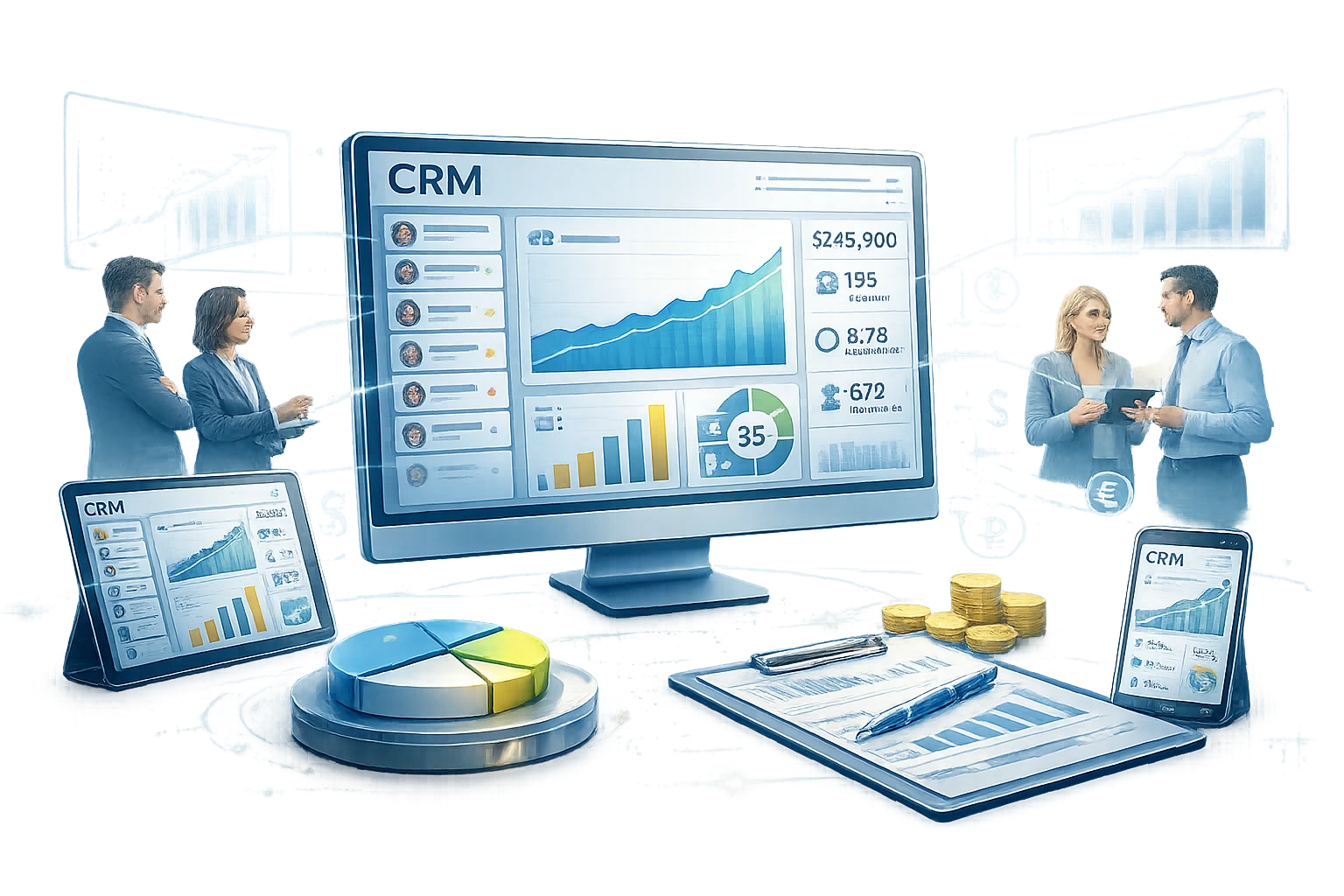 CRM-система: клиентская база, воронка продаж, аналитика и прогноз
